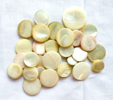 LARGE LOT of 28 BEAUTIFUL Antique Vintage Shell MOP Pearl Sewing Buttons S140 picture