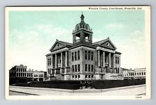 Boonville IN-Indiana, Warrick County Courthouse, Antique, Vintage Postcard picture