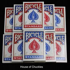 12 - Invisible Decks - Red n Blue Bicycle Back - Magic Playing Card Trick picture