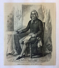 1880 magazine engraving ~ PRINCE CHARLES MAURICE DE TALLEYRAND picture