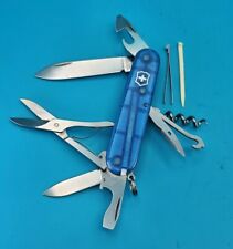Victorinox Climber Swiss Army Knife Multi Tool Teal Translucent picture