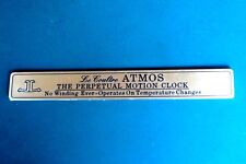 JAEGER LE COULTRE ATMOS PERPETUAL MOTION CUSTOM PLAQUE CLASSIC DESIGN FOR ATMOS picture