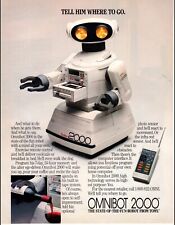 1985 vintage Tech AD OMNIBOT 2000 Patrick Bateman Robot AI Terminator R2D2 picture