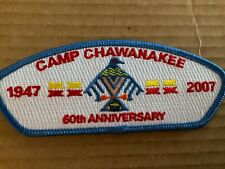 Sequoia Council CA CSP Camp Chawanakee 60th Anniversary 2007 Light Blue Border B picture