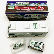 Vintage 1998 Hess Toy RV Recreation Van with Dune Buggy & Motorcycle  New In Box picture