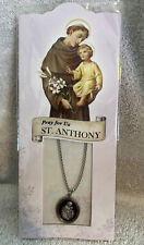 St Anthony Medal Necklace Medallion Pendant Franciscan Friars of The Atonement picture