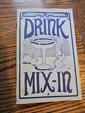 Rare Antique Cocktail Book Drink Mix-In Samuel James Bartender picture