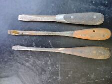 vintage antique wood handled screwdrivers picture