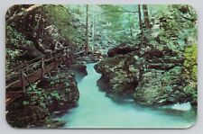 Upper Canyon Bushkill Falls Postcard 2805 picture