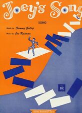 Joey's Song 1957 Vintage Sheet Music Sammy Gallop Joe Reisman Shapiro Bernstein picture