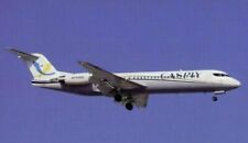 Caspiy Airlines Fokker 100 UP-F1001 @ Antalya 2012 - postcard picture