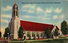 Vintage Postcard Boys Town Dowd Memorial Chapel Boys Town Nebraska picture