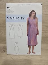 Simplicity S8231 Sew House Seven Dress Uncut Pattern U.S. Size 14 - 22 picture