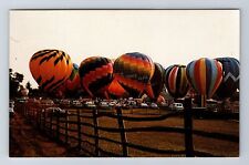 Ravenna OH-Ohio, Hot Air Balloons Transportation Vintage Souvenir Postcard picture