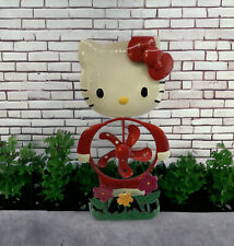 Hello Kitty Sanrio Flower Garden Lawn Metal Red Spinner Fan Figure Exhart 12” picture