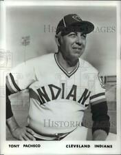 1974 Press Photo Tony Pacheco - Cleveland Indians 3rd Base Coach - cvb59466 picture