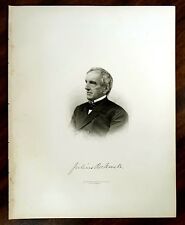 JULIUS ROCKWELL 1805-1888 Engraving Print 1879 U.S. HOUSE & SENATE MEMBER picture