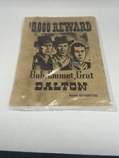 Bob, Emmet, Grat Wanted Reward Poster Parchment Paper Western Outlaws Wall Art picture