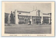 c1920's Plant Cafe & Restaurant Building Roadside Waycross Georgia GA Postcard picture