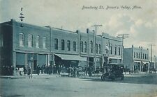 BROWNS VALLEY MN - Broadway Street Brown's - 1909 picture