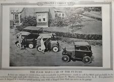 Aug 9, 1929 Illustrated News Poster James V Martin Tiny Car Auto Garden City LI picture