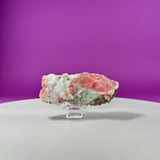 Rhodochrosite Specimen with Pyrite (Wutong Mine, Guangxi, China) (Acrylic Stand) picture