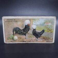 1915 Ogden's Poultry #6 Polands Rare Antique Tobacco Cigarette Card picture