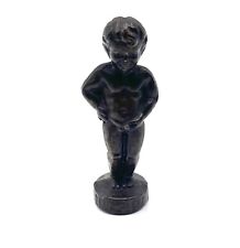 Vintage Manneken Pis Brussels Bronze Mini Statue Figurine  picture