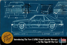 Original Dealership Promotional Postcard (1979) CAPRI Lincoln-Mercury (Posted) picture
