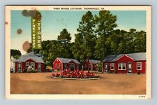 Thomasville, GA-Georgia, Advertising Piney Wood Cottages, Vintage Postcard picture