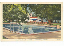 Littlefield, AZ Arizona old Postcard, Beaver Dam Lodge, by Curt Teich picture