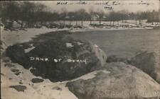 1908 RPPC Beverly,MA Dane Street Beach Essex County Massachusetts Postcard picture