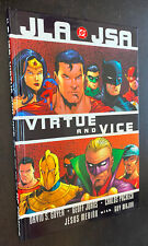 JLA / JSA Virtue and Vice Hardcover (DC Comics 2002) -- OOP Hardcover picture