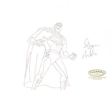 Justice League Animated Series-Original Drawing-Superman-Signed George Newbern picture