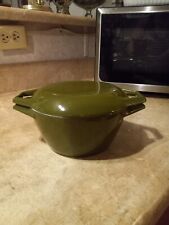 Copco Denmark D1 Enameled Cast Iron Casserole Dutch Oven Green READ LISTING picture