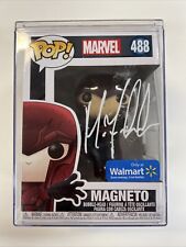 Funko Pop Vinyl Magneto Walmart (Excl) #488 Signed By Michael Fassbender  COA picture