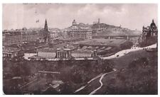 VIEW FROM THE CASTLE,EDINBURGH,SCOTLAND.VTG REAL PHOTO POSTCARD FROM 1904*B9 picture