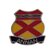 Annan Town Crest Small Pin Badge  picture