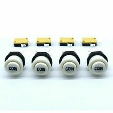4pcs HAPP Style Arcade COIN Push Button Game Player Start Microswitch JAMMA MAME picture