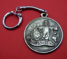 1930s 40s Signed DESCHLER Munchen Munich German Top Quality Medallion Key Chain picture