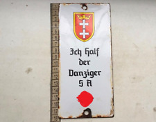 WWII. WW2. German metal plate. Wehrmacht. picture