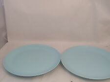 set of 2 stetson melmac plates blue 7 Inch A39 picture