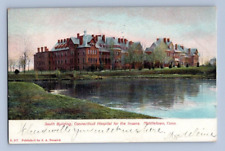 1906. MIDDLETOWN, CONN. SOUTH BLDG. HOSPITAL FOR INSANE. POSTCARD. SC34 picture