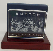 2008 Boston Souvenir Red Sox Celtic Patriot Sports Fan Gift Acrylic Block 5x4x1