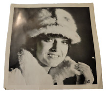 Adirondack Modeling Agency Vintage Postcard Fur Coat Model Barbara Thomas Signed picture