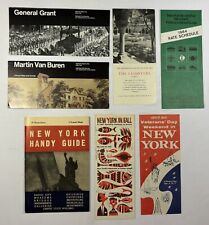 7 1940'S-1990'S STATE OF NEW YORK VACATION TRAVEL BROCHURES, GUIDES & MAPS picture