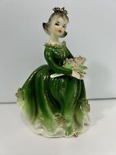 Artmark vintage Lady in Green figurine Made In Japan picture