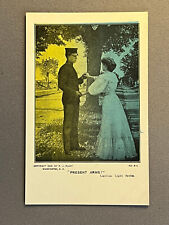 Military Lovers Present Arms, Calcium Light Series, P.J. Plant, Wash. D.C., 1905 picture