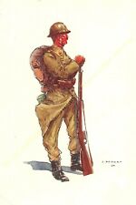 Illustration J.Demart Militaria Belgium Grenadier 1918 picture