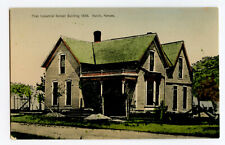 Postcard First Industrial School Building 1888 Beloit Kansas Standard View Card picture